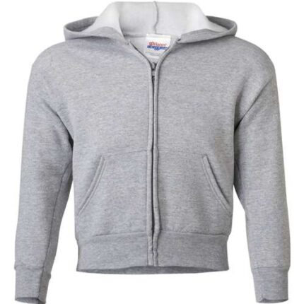 Youth EcoSmart® Full-Zip Hooded Sweatshirt