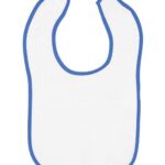 Infant Contrast Trim Terry Bib