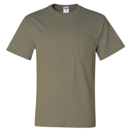 Unisex Dri-Power® 50/50 Pocket T-Shirt