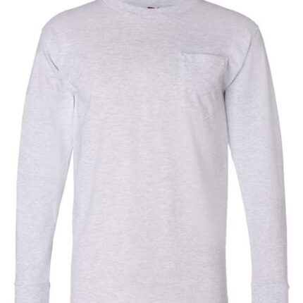 Unisex USA-Made Long Sleeve Pocket T-Shirt