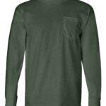 Unisex USA-Made Long Sleeve Pocket T-Shirt
