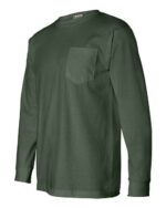 Unisex USA-Made Long Sleeve Pocket T-Shirt - Image 2