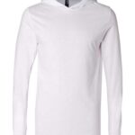 Unisex Jersey Hooded Long Sleeve Tee