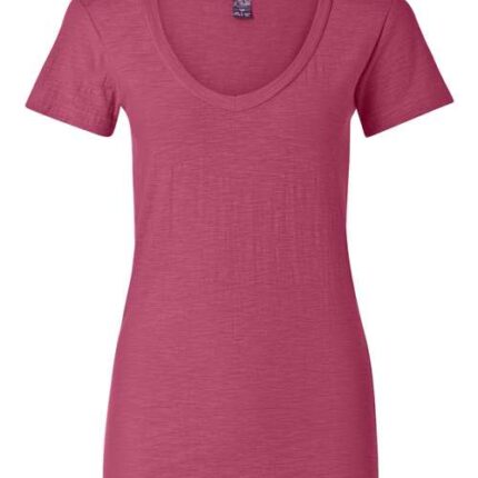 Women's V-Neck Slub T-Shirt