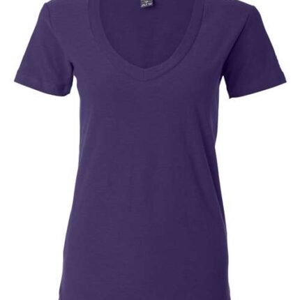 Women's V-Neck Slub T-Shirt
