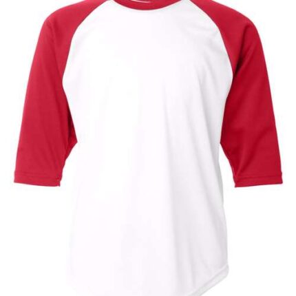 Youth B-Core Three-Quarter Sleeve Baseball T-Shirt