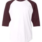 Youth B-Core Three-Quarter Sleeve Baseball T-Shirt