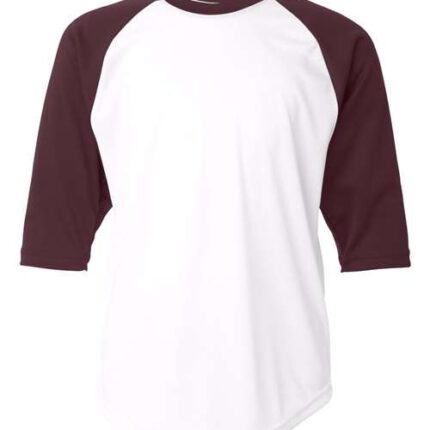 Youth B-Core Three-Quarter Sleeve Baseball T-Shirt