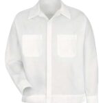 Men's Button-Front Shirt Jacket