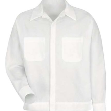 Men's Button-Front Shirt Jacket