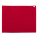 Velour Hemmed Towel with Grommet & Hook
