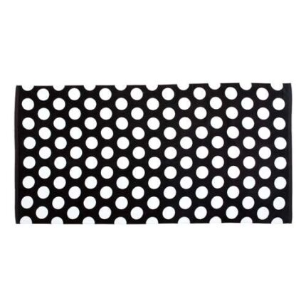 Polka Dot Velour Beach Towel