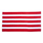 Cabana Stripe Velour Beach Towel