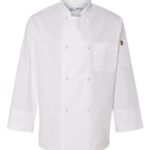 Eight Knot Button Chef Coat with Thermometer Pocket