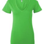 Women’s Jersey Deep V-Neck Tee