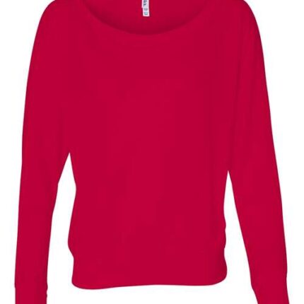 Women’s Flowy Off Shoulder Long Sleeve Tee