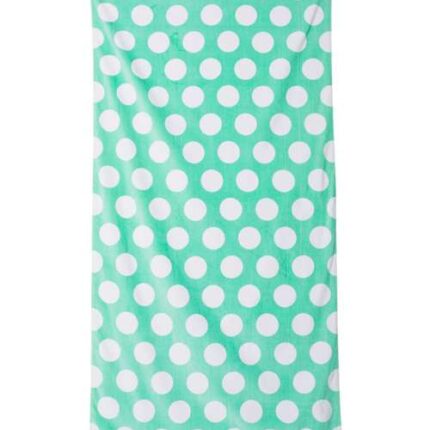 Polka Dot Velour Beach Towel
