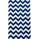 Chevron Velour Beach Towel