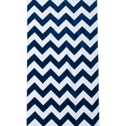 Chevron Velour Beach Towel