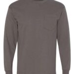Unisex USA-Made Long Sleeve Pocket T-Shirt