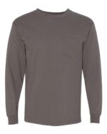 Unisex USA-Made Long Sleeve Pocket T-Shirt
