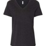 Women's Relaxed Heather CVC V-Neck Tee