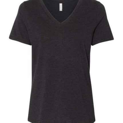 Women's Relaxed Heather CVC V-Neck Tee