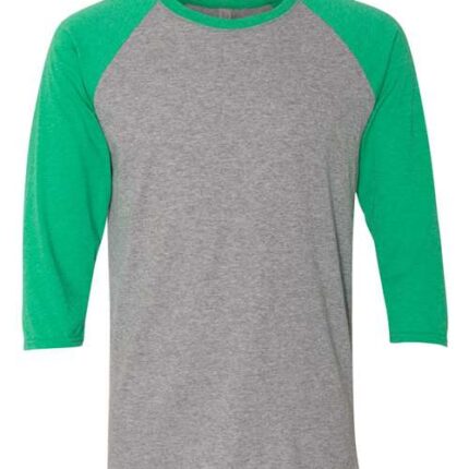 Unisex Triblend Three-Quarter Raglan Baseball T-Shirt