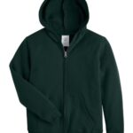 Youth EcoSmart® Full-Zip Hooded Sweatshirt