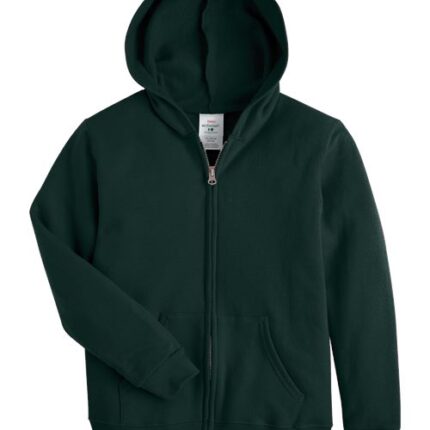 Youth EcoSmart® Full-Zip Hooded Sweatshirt