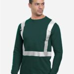 Unisex USA-Made High Visibility Long Sleeve Pocket T-Shirt
