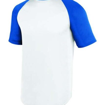 Unisex Wicking Short Sleeve Baseball Jersey