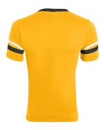 V-Neck Jersey with Striped Sleeves - Image 2
