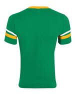 V-Neck Jersey with Striped Sleeves - Image 2