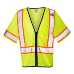Unisex Class 3 Mesh Zippered Vest