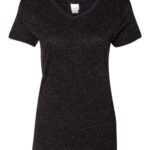 Women’s Glitter V-Neck T-Shirt