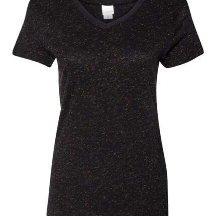 Women’s Glitter V-Neck T-Shirt