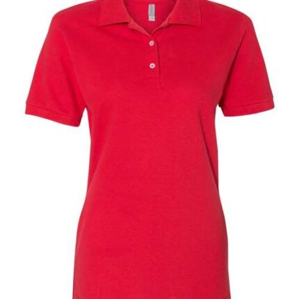 Women's 100% Ring-Spun Cotton Piqué Polo