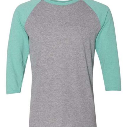 Unisex Triblend Three-Quarter Raglan Baseball T-Shirt