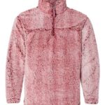 Unisex Sherpa Fleece Quarter-Zip Pullover