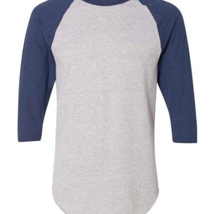 Unisex Three-Quarter Raglan Sleeve Baseball Jersey T-Shirt