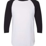 Unisex Three-Quarter Raglan Sleeve Baseball Jersey T-Shirt