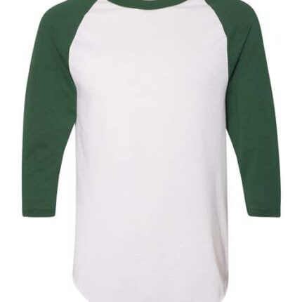 Unisex Three-Quarter Raglan Sleeve Baseball Jersey T-Shirt