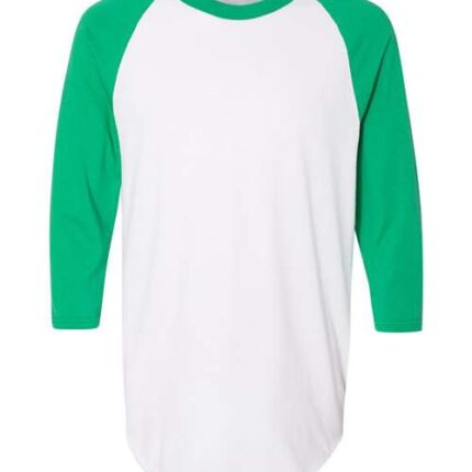 Unisex Three-Quarter Raglan Sleeve Baseball Jersey T-Shirt