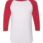 Unisex Three-Quarter Raglan Sleeve Baseball Jersey T-Shirt