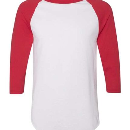 Unisex Three-Quarter Raglan Sleeve Baseball Jersey T-Shirt