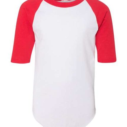 Youth Three-Quarter Sleeve Baseball Jersey