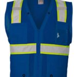 Unisex EV Series® Enhanced Visibility Multi-Pocket Mesh Vest