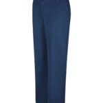 Women's Plain Front Cotton Pants
