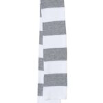 Rugby-Striped Knit Scarf